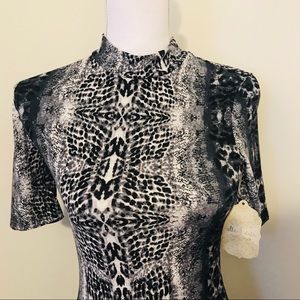 Altar’d State Oliver Dress Snakeskin Print. Small